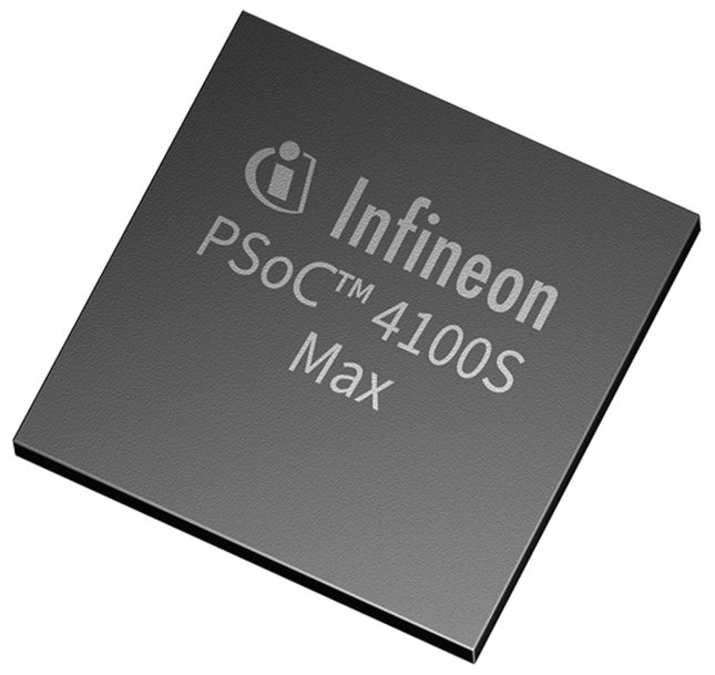 Infineon PSoC™ 4100S Max supports fifth-generation CAPSENSE™ technology with higher performance, lower power, and cost for HMI applications